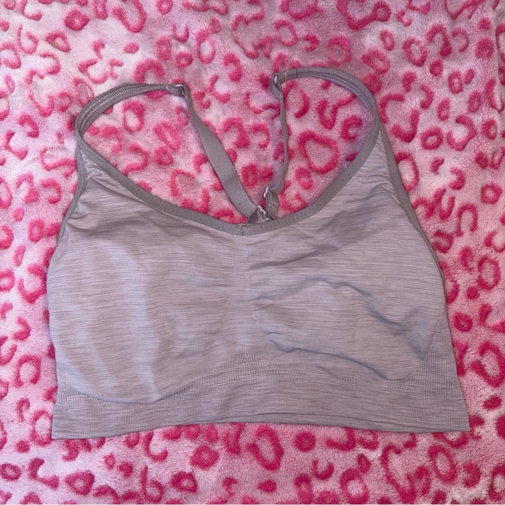 Old Navy Light Pink Seamless Sports Bra